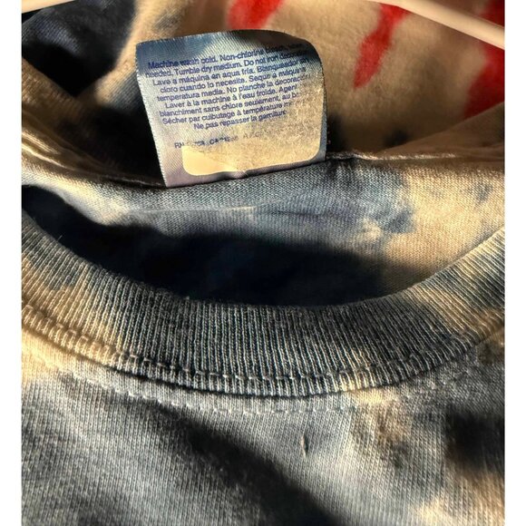 Vtg Hanes Washington DC American Flag Tie Dye USA AOP T-Shirt Mens XL Y2K - Picture 4 of 6